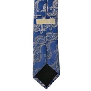 Men's Michael By Michael Kors Blue Paisley 100% Silk Tie #T9